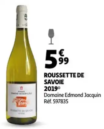 Auchan Roussette De Savoie 2019 aanbieding