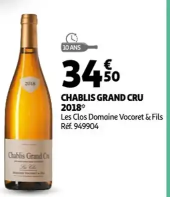 Auchan Chablis Grand Cru 2018 aanbieding