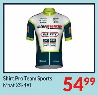 Intermarché Shirt pro team sports aanbieding