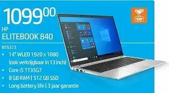 Derco Systems Hp elitebook 840 855373 aanbieding