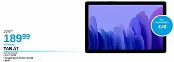 VCD Samsung tab a7 su-rs aanbieding