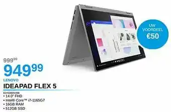 Lenovo ideapad flex 5 82hs00dwmb