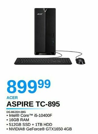 AUVA Acer aspire tc-895 dg.bezeh.00g aanbieding