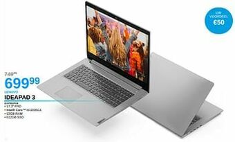 VCD Lenovo ideapad 3 81wf004pmb aanbieding