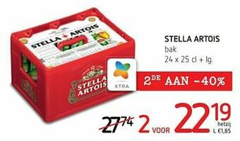 Spar Colruyt Stella artois aanbieding