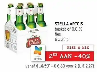 Stella artois basket of 0,0 %