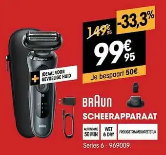 Braun scheerapparaat series 6