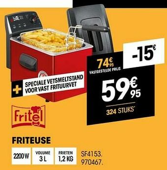 Fritel friteuse sf4153