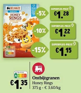Delhaize Ontbijtgranen aanbieding