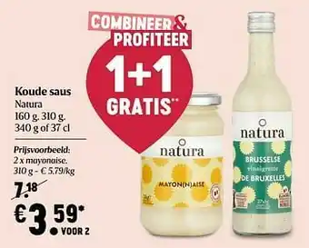 Delhaize Natura mayonaise aanbieding
