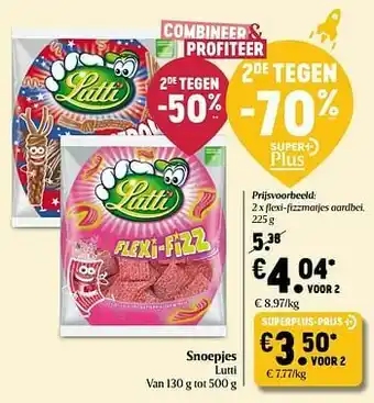 Lutti flexi-fizzmatjes aardbei