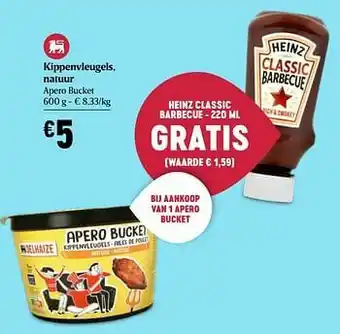 Kippenvleugels, natuur apero bucket