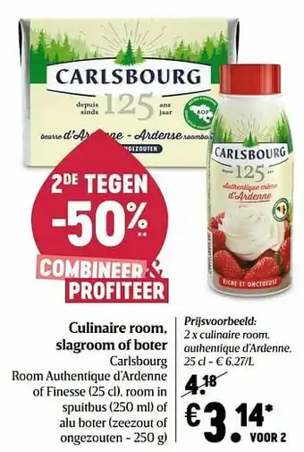 Delhaize Carlsbourg culinaire room, authentique d`ardenne aanbieding