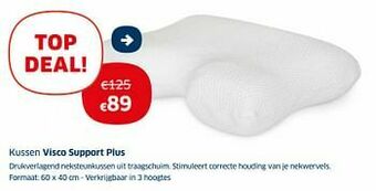 Kussen visco support plus