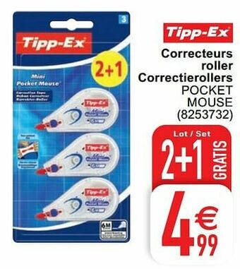 Cora Correcteurs roller correctierollers pocket mouse aanbieding