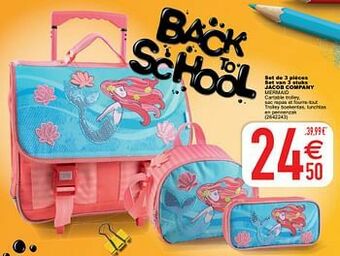 Cora Set de 3 pièces set van 3 stuks jacob company mermaid aanbieding