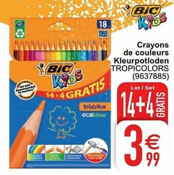 Cora Crayons de couleurs kleurpotloden tropicolors aanbieding
