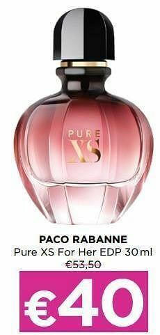 Paco rabanne pure xs for her edp