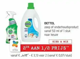 Dettol zeep of onderhoudsproduct