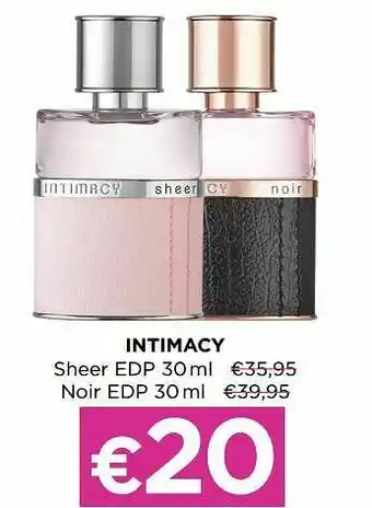 ICI PARIS XL Intimacy sheer edp noir edp aanbieding