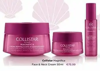Collistar magnifica face + neck cream