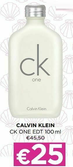 ICI PARIS XL Calvin klein ck one edt aanbieding