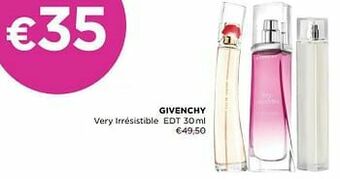 ICI PARIS XL Givenchy very irrésistible edt aanbieding
