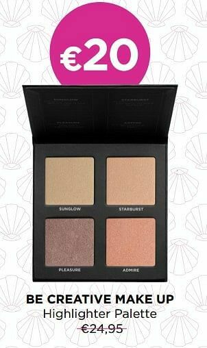ICI PARIS XL Be creative make up highlighter palette aanbieding