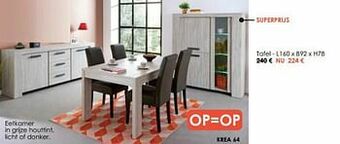 Krea Tafel aanbieding
