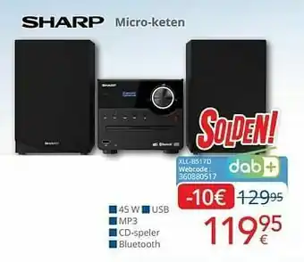 Eldi Sharp micro-keten xll-b517d aanbieding