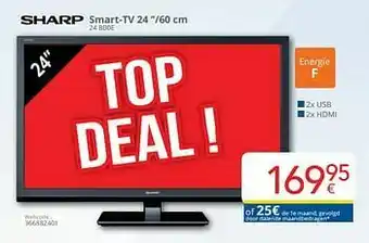 Eldi Sharp smart-tv 24 ``-60 cm 24 bb0e aanbieding