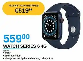 Derco Systems Apple watch series 6 4g 202698 aanbieding