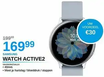 Samsung watch active2 sm.r820nzsalux