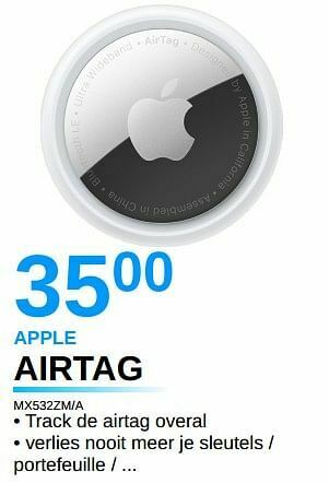 Derco Systems Apple airtag mx532zm-a aanbieding