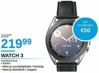 VCD Samsung watch 3 sm.r850nzsaeub aanbieding