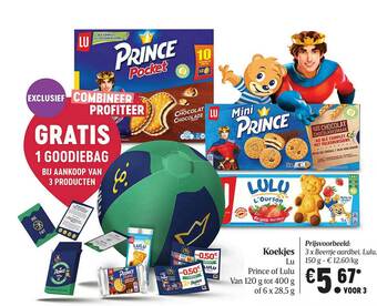 Delhaize Koekjes Lu aanbieding