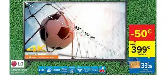 Carrefour Lg 43up75006lf Led-tv aanbieding