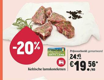 Delhaize Keltische Lamskoteletten aanbieding
