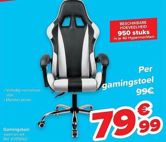 Carrefour Gamingstoel aanbieding