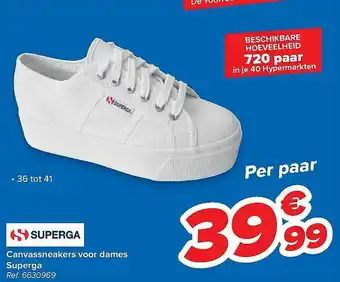 Superga Canvassneakers Voor Dames
