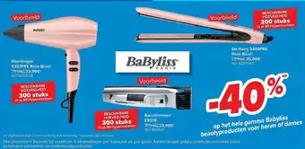 Carrefour Haardroger, Baardtrimmer, Steiltang Babyliss aanbieding