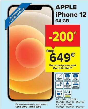 Apple Iphone 12 64 Gb