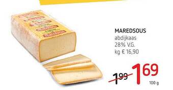 Spar Maredsous abdijkaas aanbieding