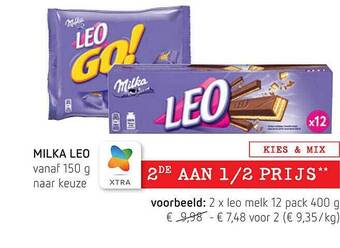 Spar Milka leo aanbieding