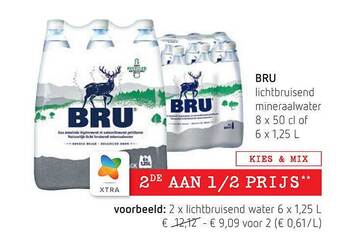 Bru lichtbruisend mineraalwater
