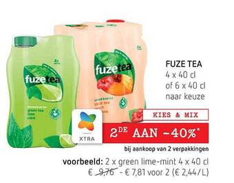 Spar Fuze tea aanbieding