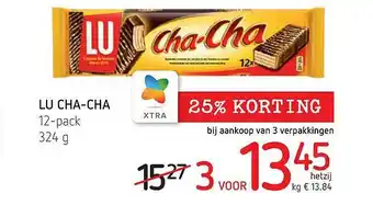 Spar Lu cha-cha 12-pack 324 g aanbieding