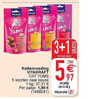 Cora Kattenvoeding vitakraft aanbieding