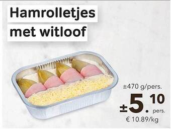 Bon Ap Hamrolletjes met witloof aanbieding