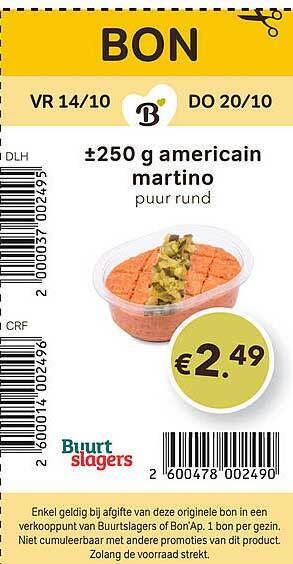 Americain martino